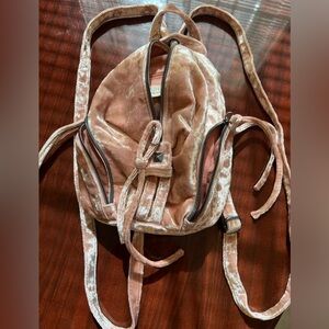 Velvet Pink Backpack